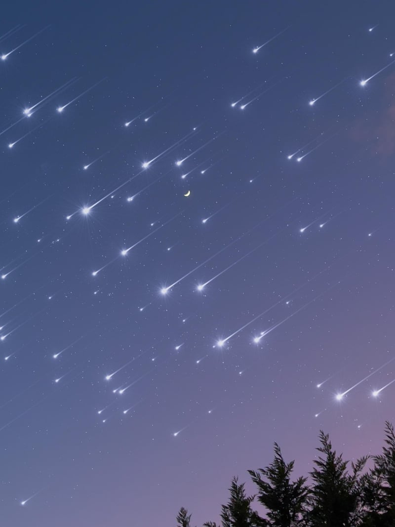 Meteor Shower Backdrop